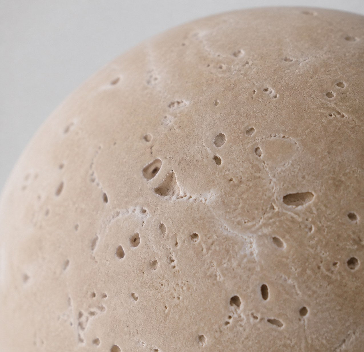 Modern Scandinavian Travertine Ceiling Light