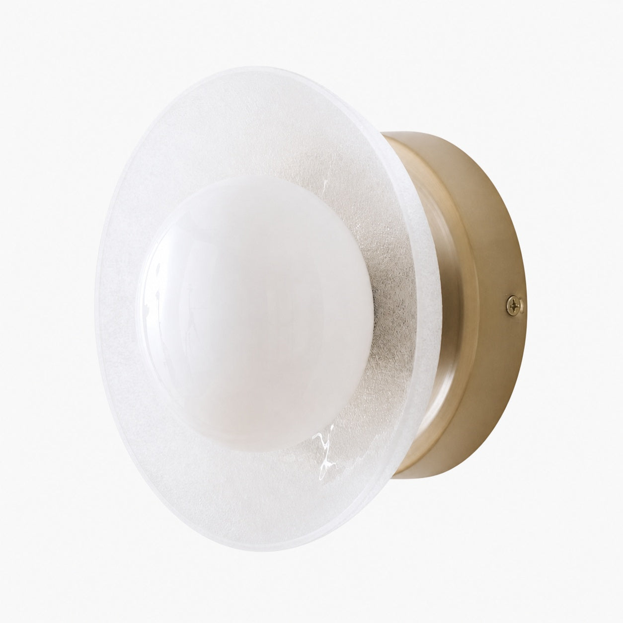Elorina Sconce Wall Light - Textured Metal or Glass Shade