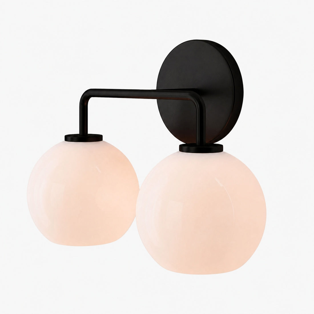 Selvion Artistic Globe Sconce Light - Handcrafted Glass Sculptural Wall Fixture