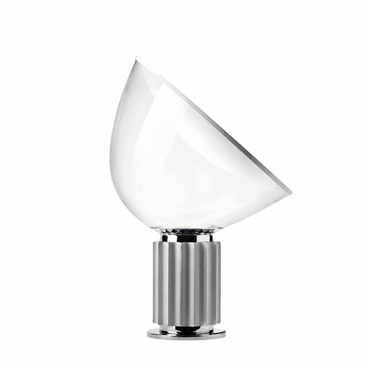 Bowlum Modern Glass Table Lamp - Iconic Bowl Shaped Ambient Light for Living Room N46