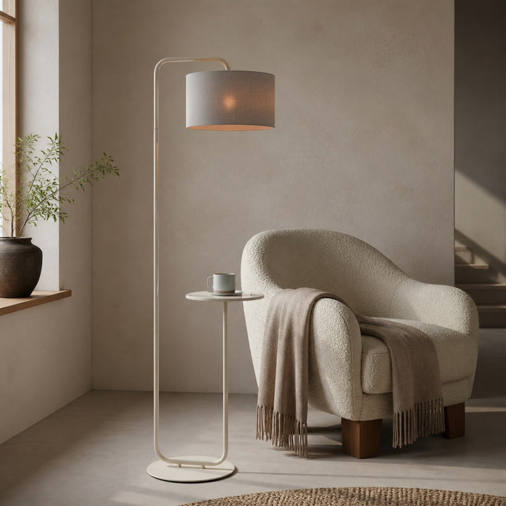 Lirra Multi-Functional Floor Lamp with Table-Top Design – Stylish Standing Lamp for Living Areas