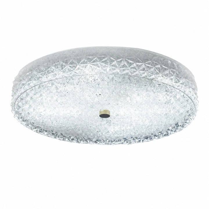 Modern Cut Glass Flush Mount Ceiling Light