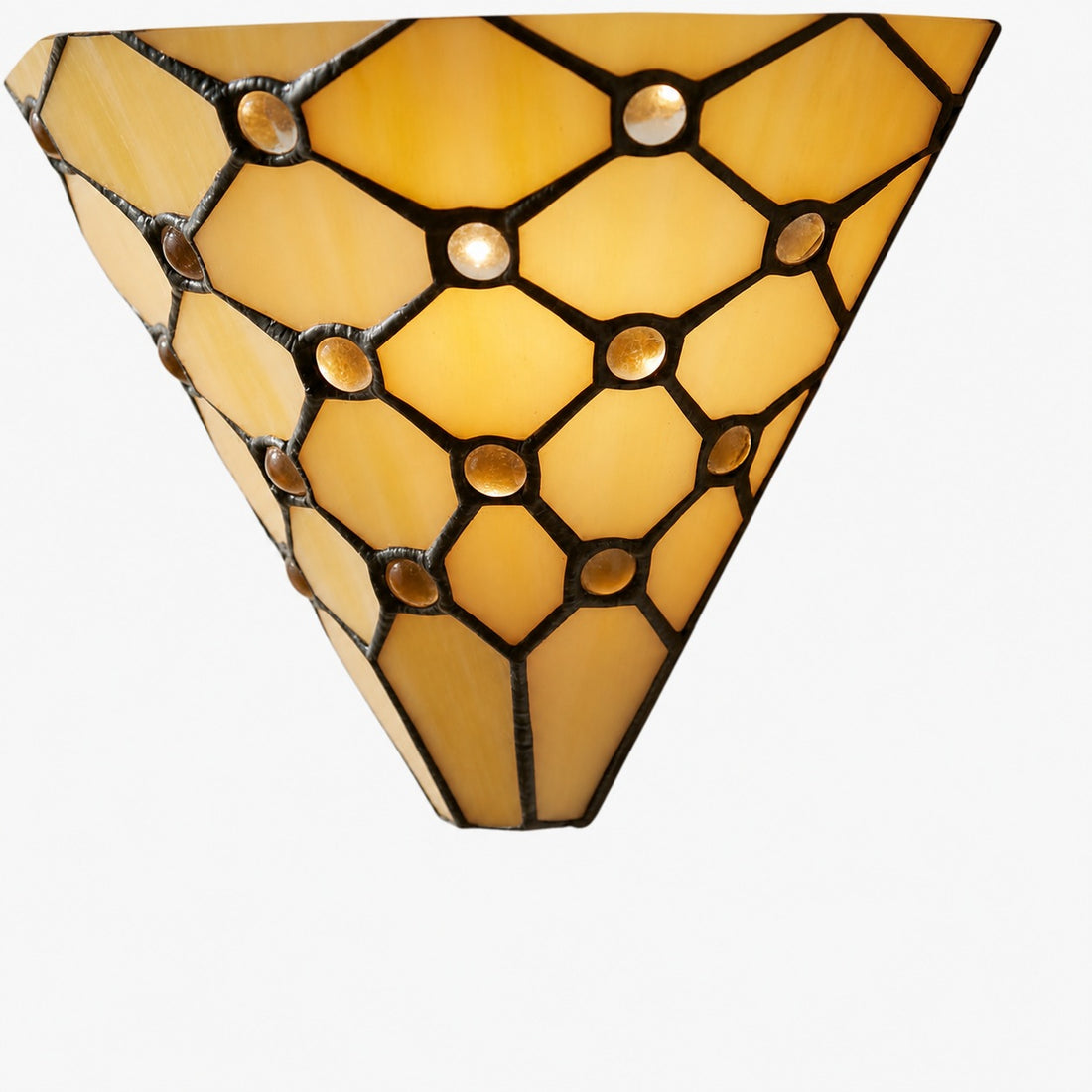TF Pearl Elegant Glass Wall Light – Wall Sconce for Lounge Bedroom or Hallway