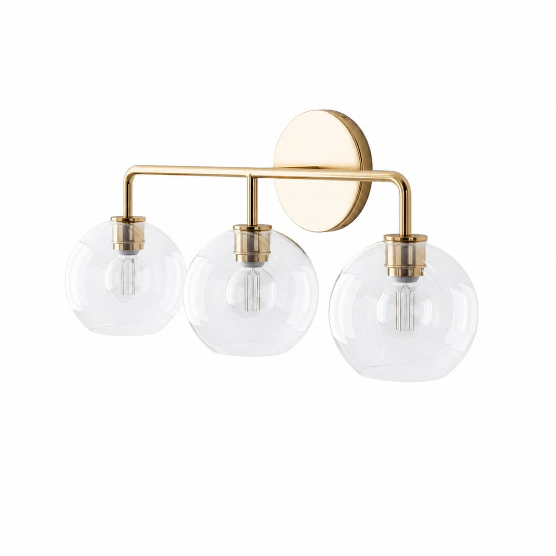 Selvion Artistic Globe Sconce Light - Handcrafted Glass Sculptural Wall Fixture