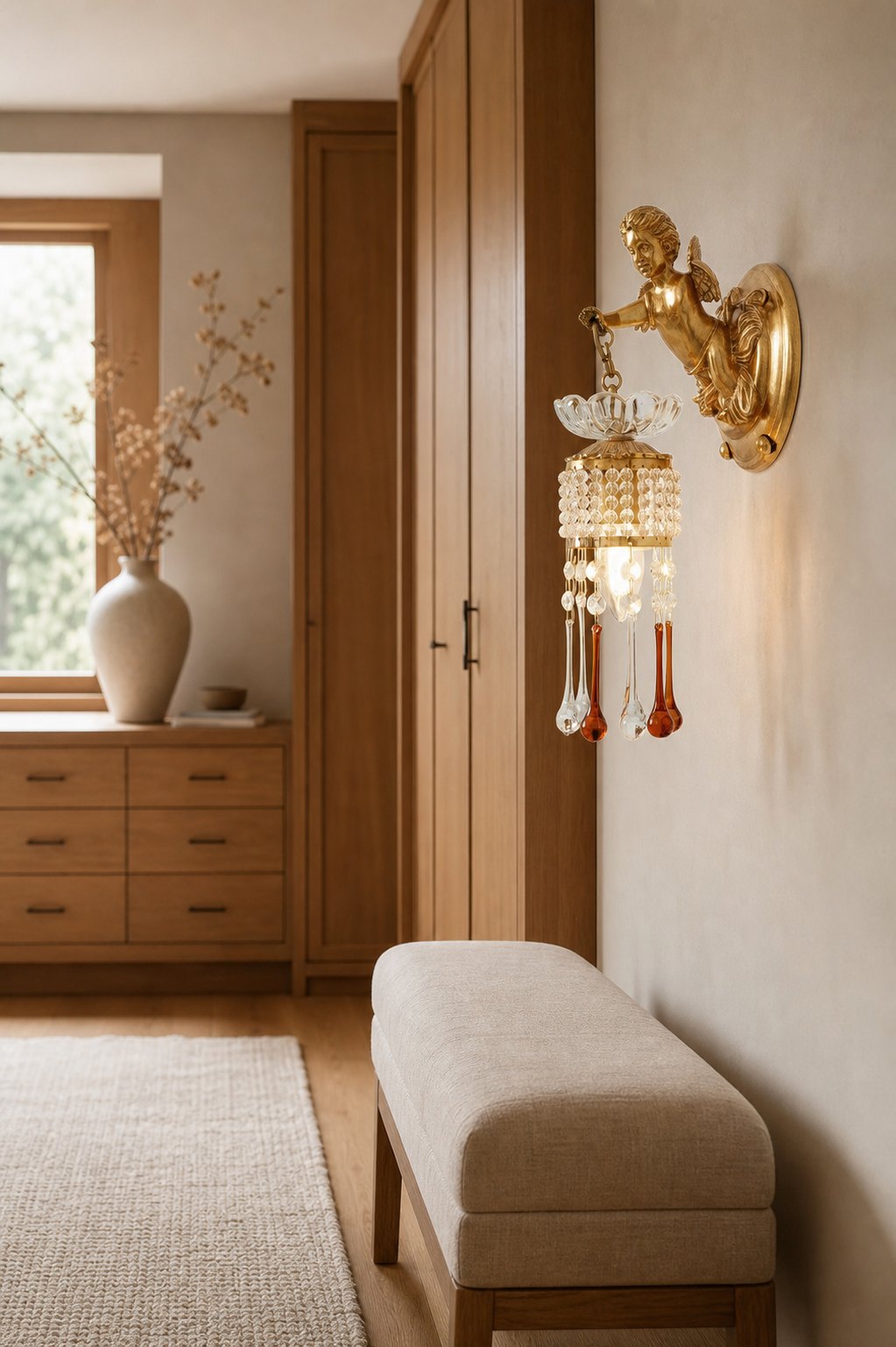 Sabrina Angelic Wall Lamp