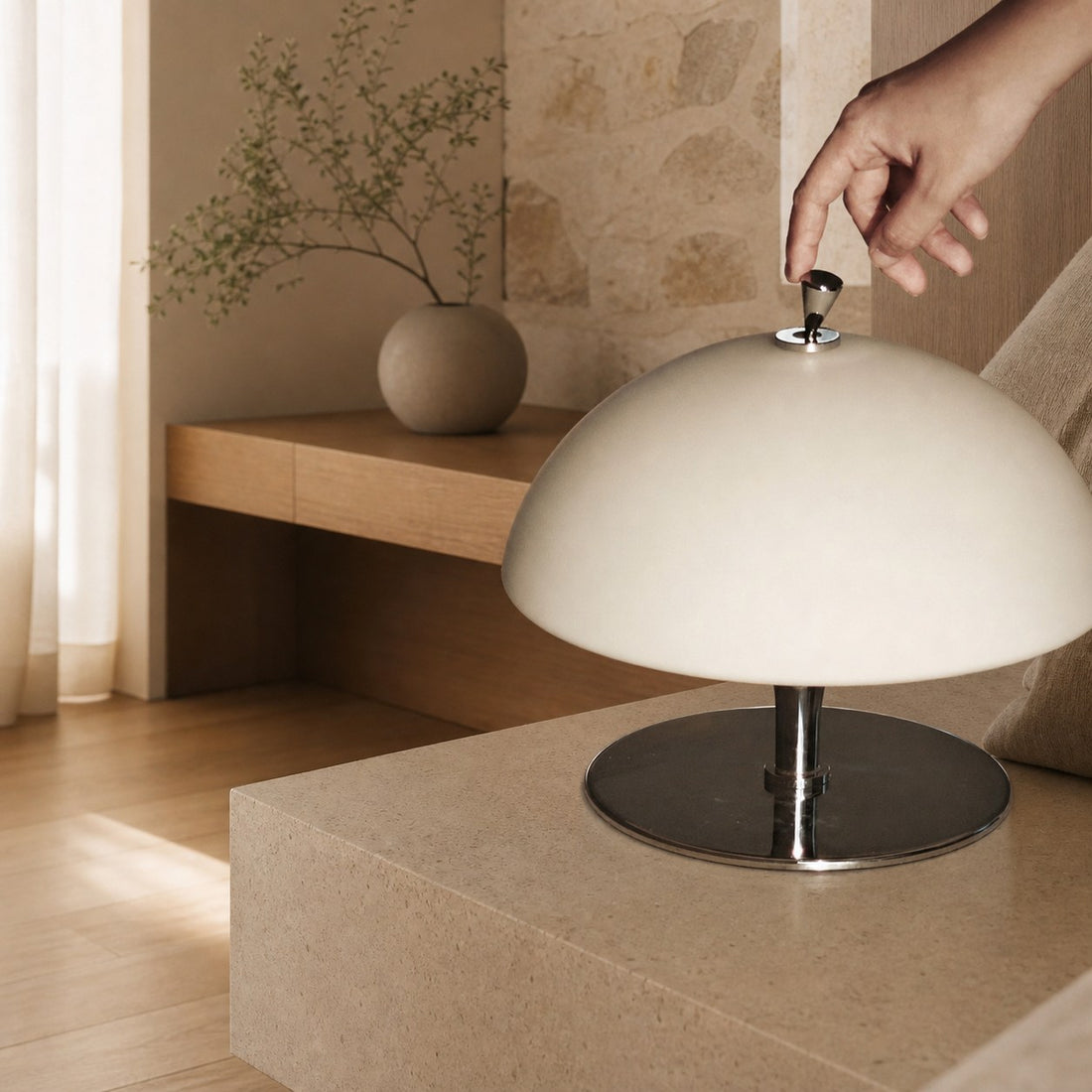 Beret Table Lamp (Built-in Battery)