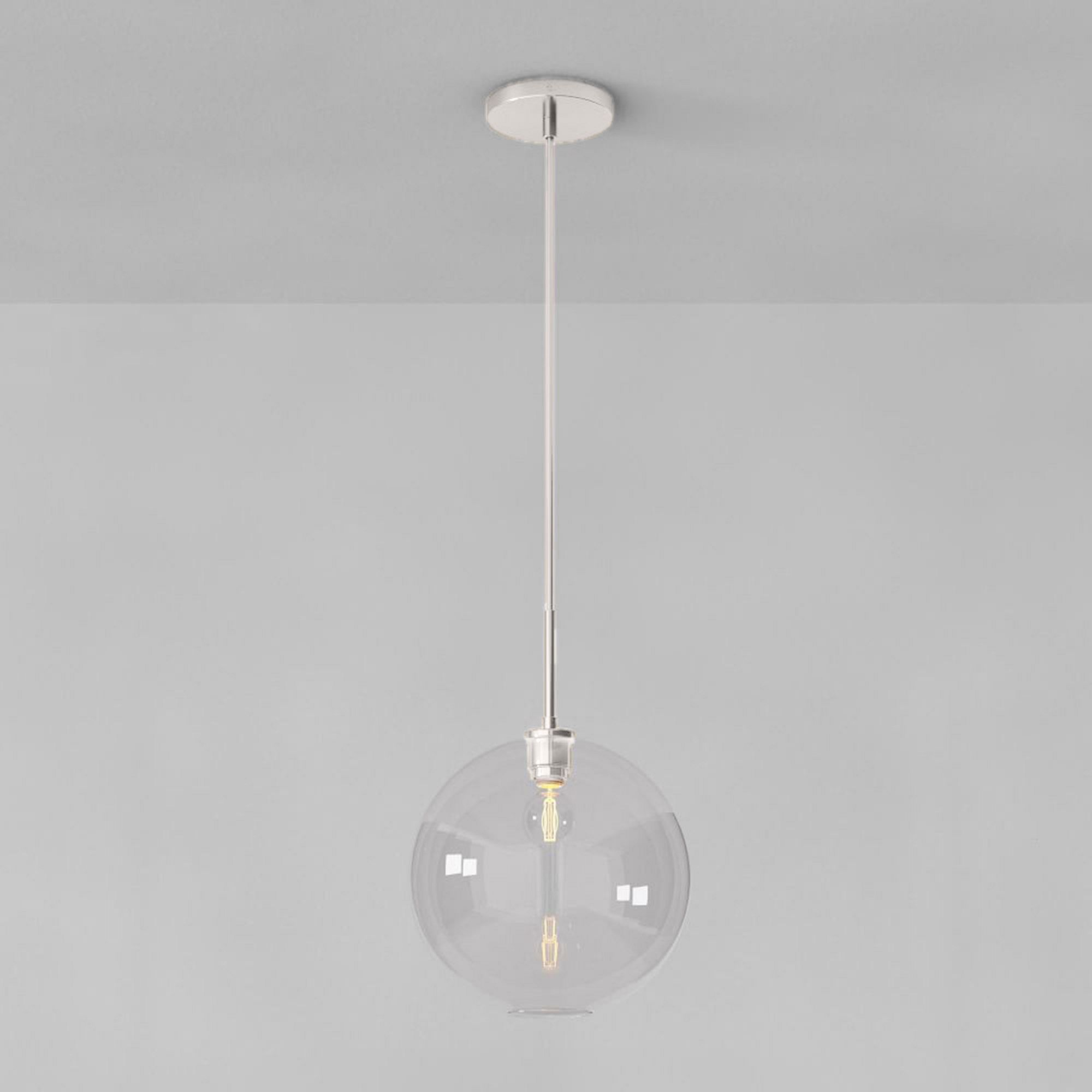 Selvion Sculptural Globe Pendant Light - Modern Glass Pendant Lamp - Sleek Design