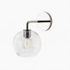 Selvion Artistic Globe Sconce Light - Handcrafted Glass Sculptural Wall Fixture
