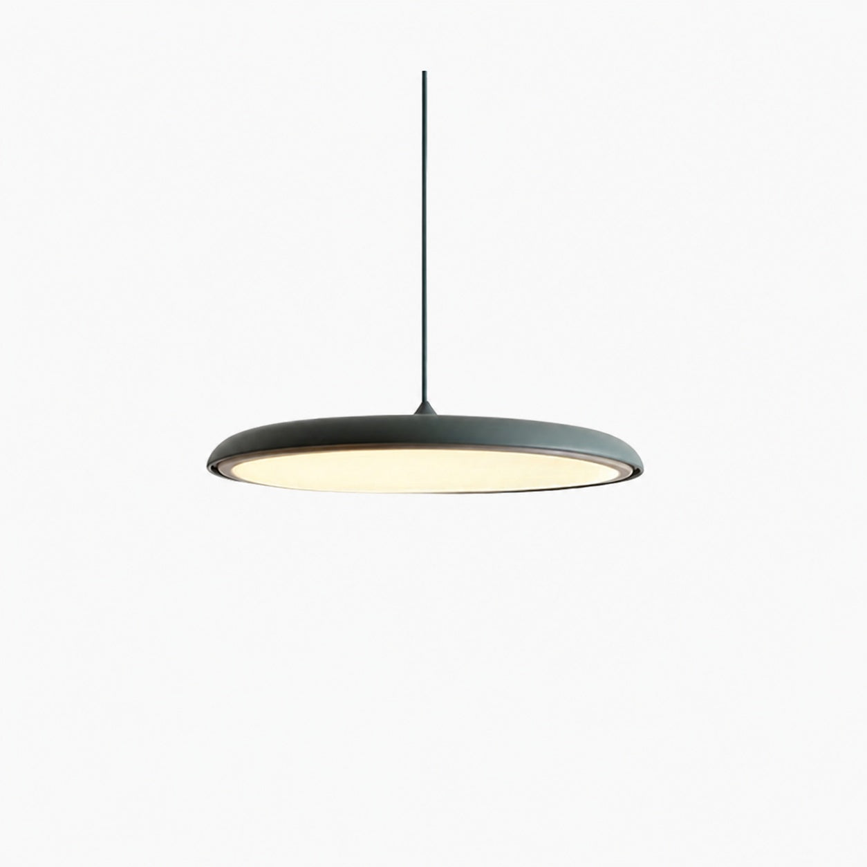 Astris Modern Disc Pendant Lighting – Soft Glow LED Hanging Light for Dining Room and Living Space