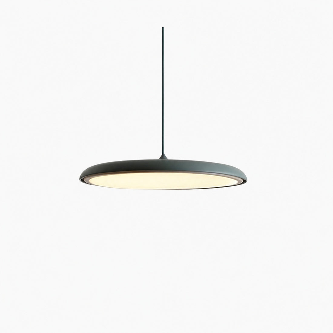 Astris Modern Disc Pendant Lighting – Soft Glow LED Hanging Light for Dining Room and Living Space