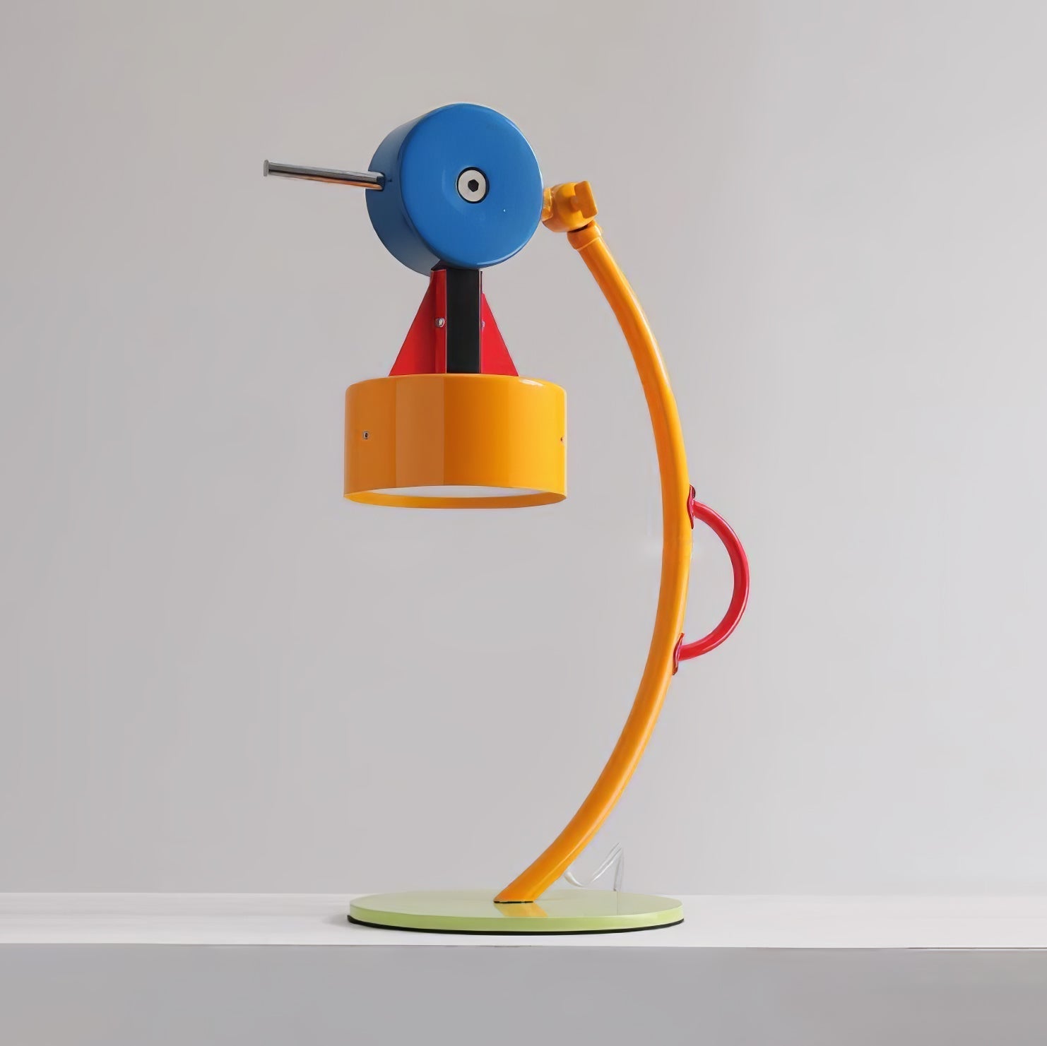 Colorful Curved Table Lamp