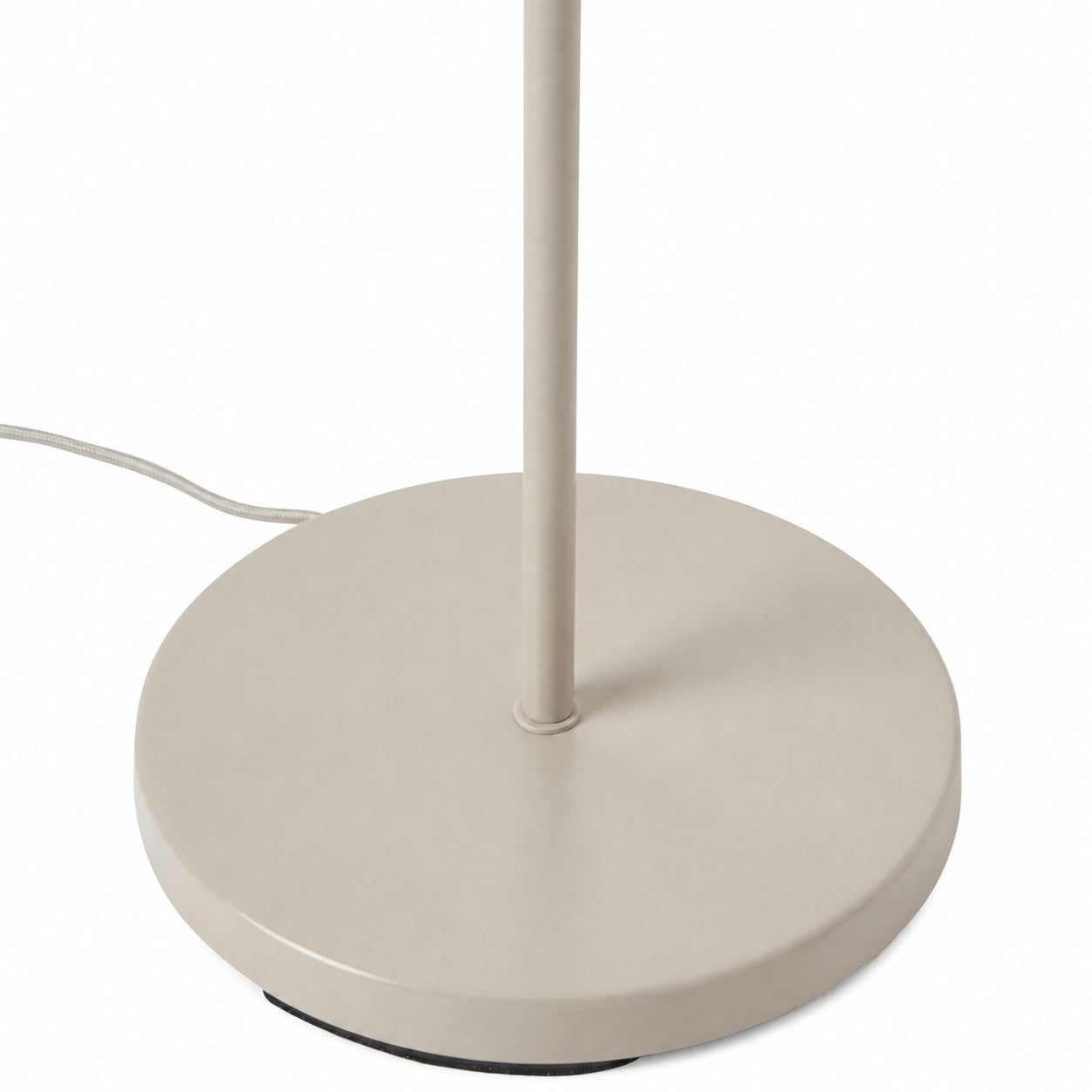 Velura Stand Floor Lamp - Beige Linen Shade and Metal Stand