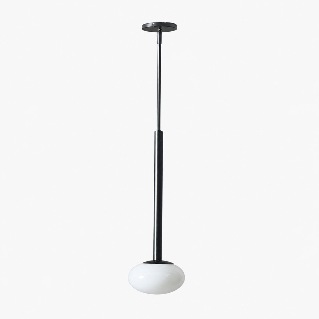 Rolvona Globe Pendant Light - Modern Oval Shade Hanging Lamp