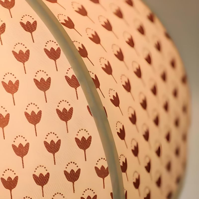 Solmire Table Lamp - French Vintage Fabric Dome Shade with Wood and Metal Base for Bedroom and Living Room