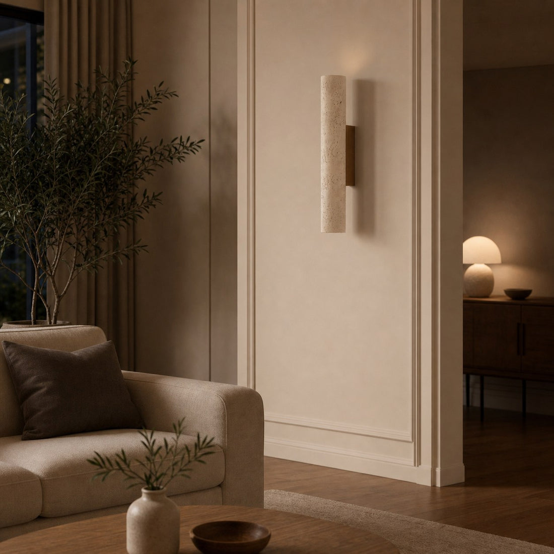 Velstrix Contemporary Wall Light Clean Geometric Form Wall Lamp - Modern Interior Style for Hallway