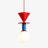 Luma geometric Memphis pendant light in Multicolor