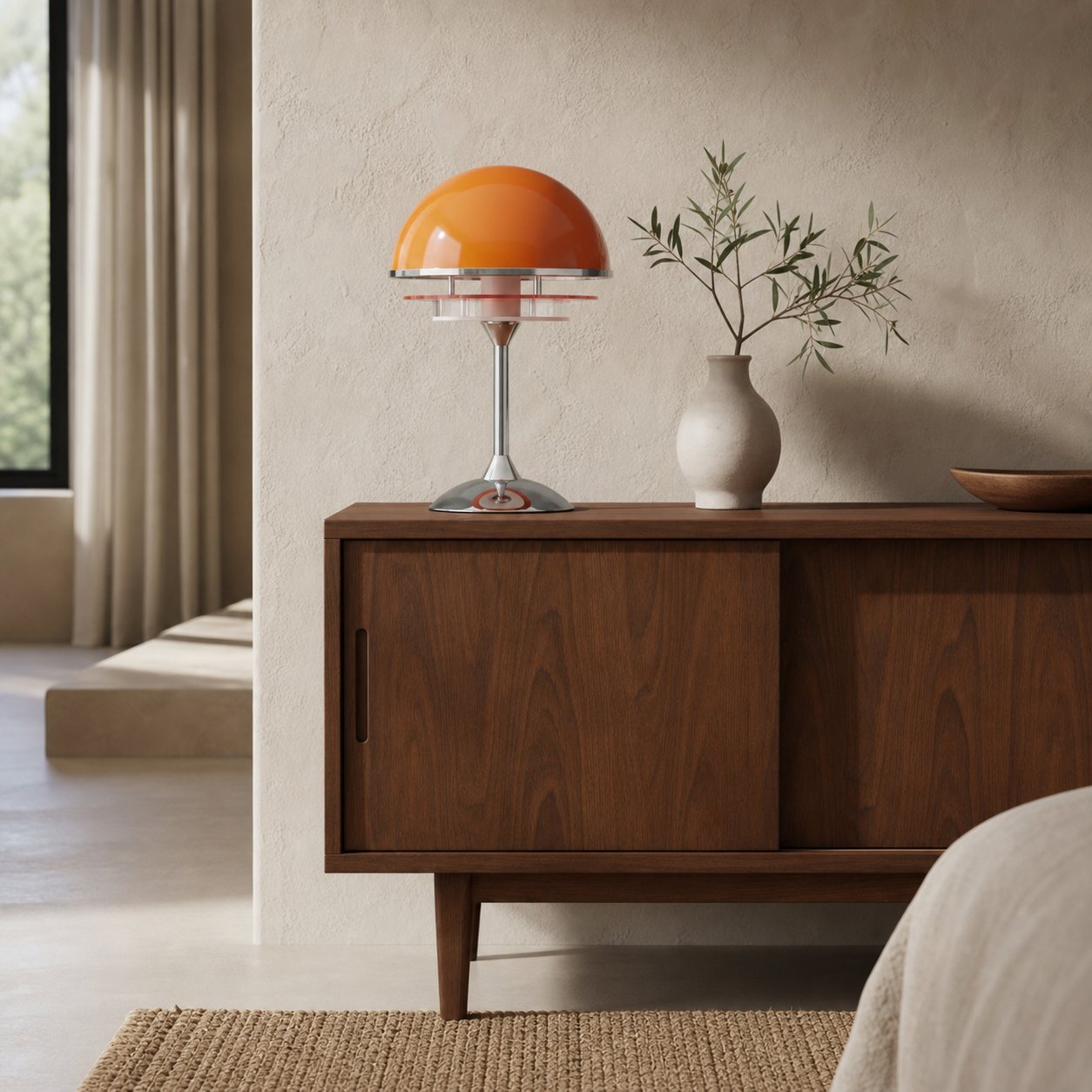 Afterglow Sunset Glow Geometric Table Lamp – Modern Sculptural Style for Desk Bedside Living Space