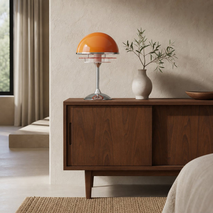 Afterglow Sunset Glow Geometric Table Lamp – Modern Sculptural Style for Desk Bedside Living Space