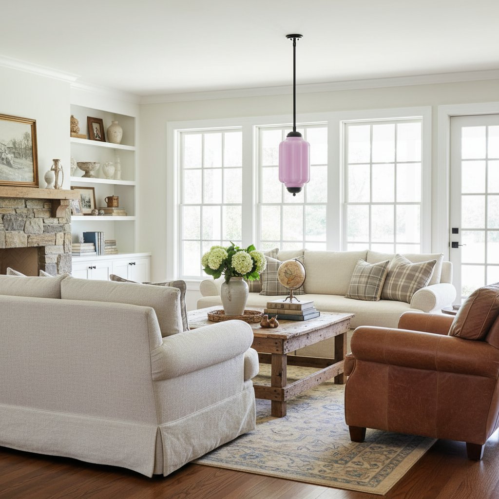 Eloise Vintage Glass Chandelier - Milk Glass Home Accent