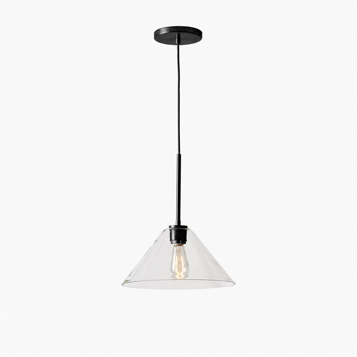 Conica Glass Cone Pendant Lamp – Modern Style Light for Any Room