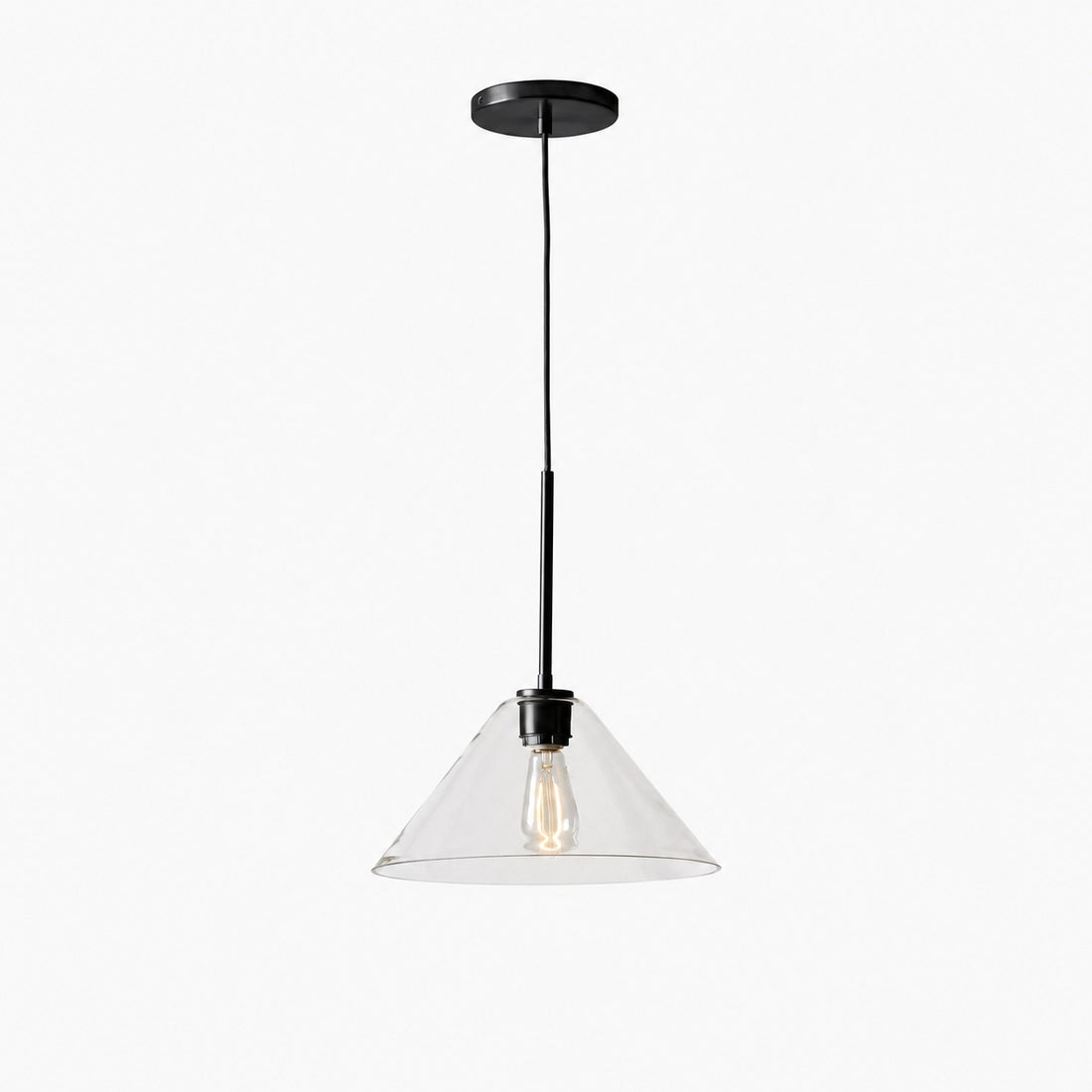 Conica Glass Cone Pendant Lamp – Modern Style Light for Any Room