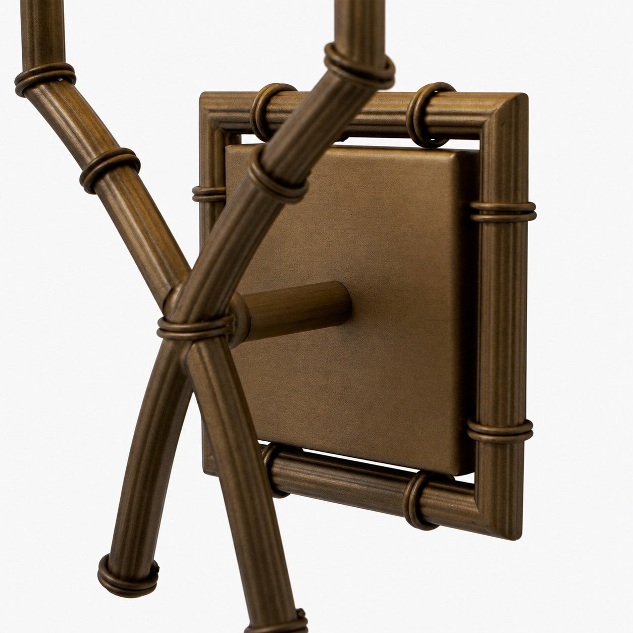 Double Arm Bamboo Sconce