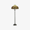 TF Dragonfly Motif Floor Lamp – Vintage Stained-Glass for Living Rooms