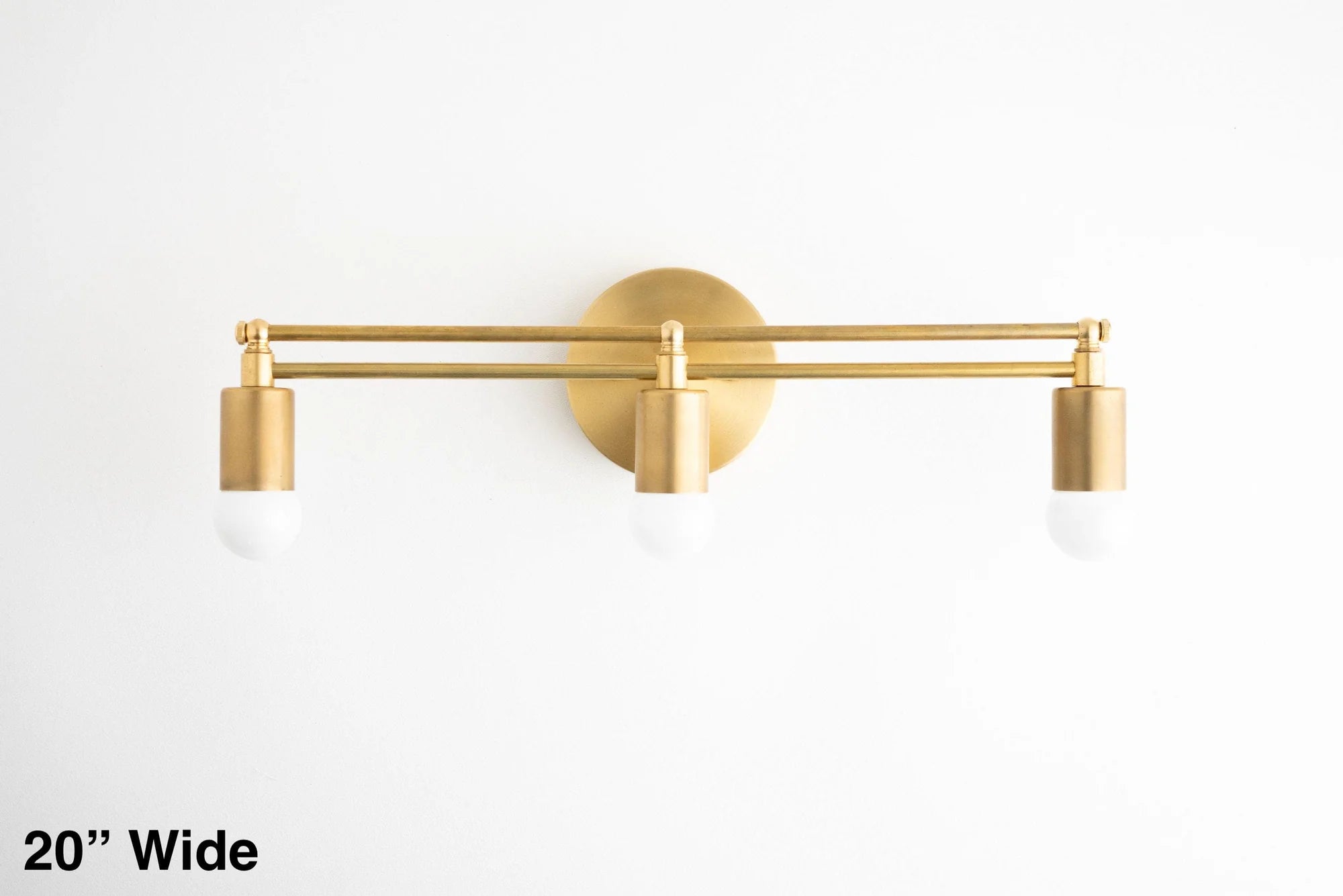 Lumen Elegant Multi Light Vanity Fixture – Art Deco Inspired Bathroom Wall Lamp