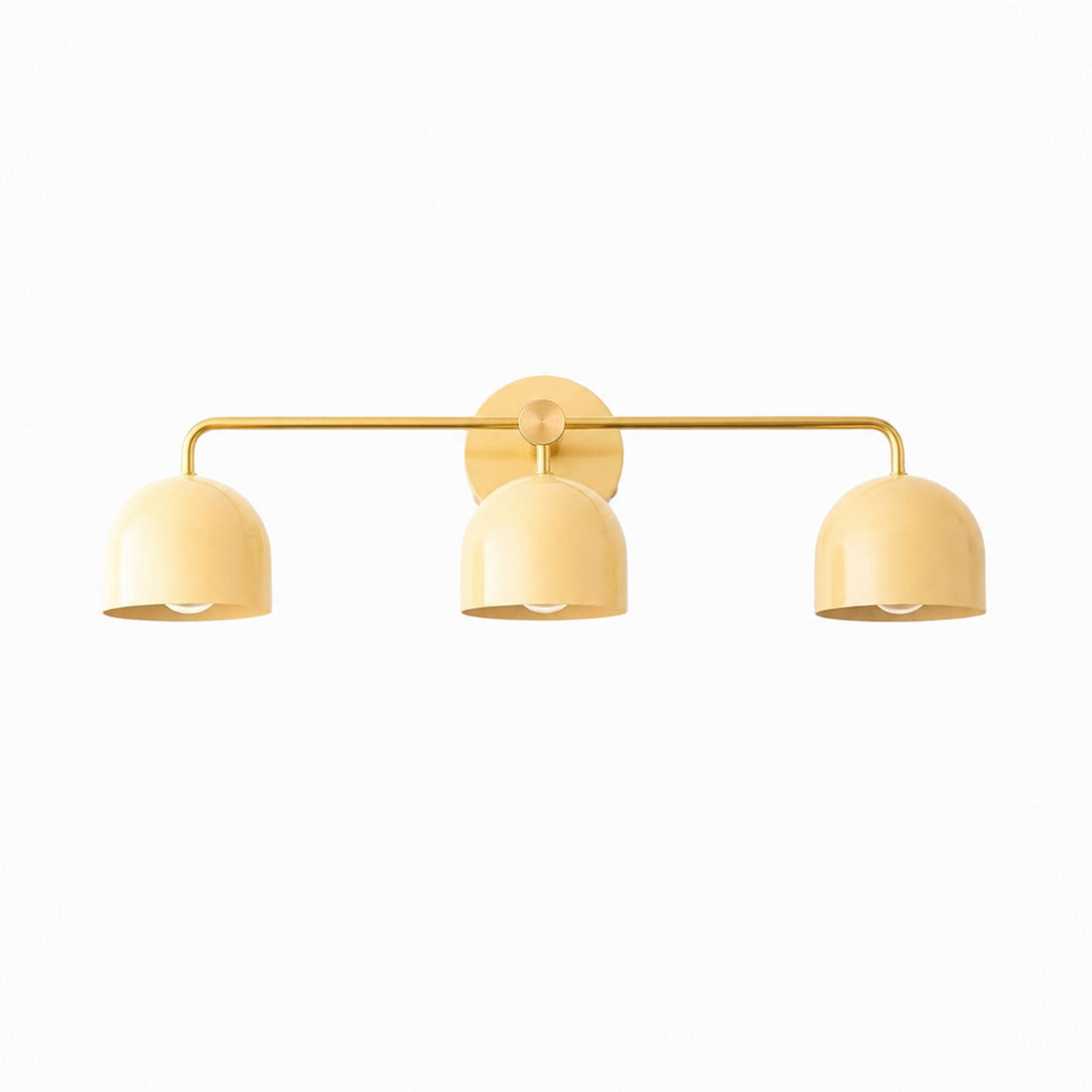 Metio Dome Farmhouse Vanity Wall Light Colorful Metal Sconce