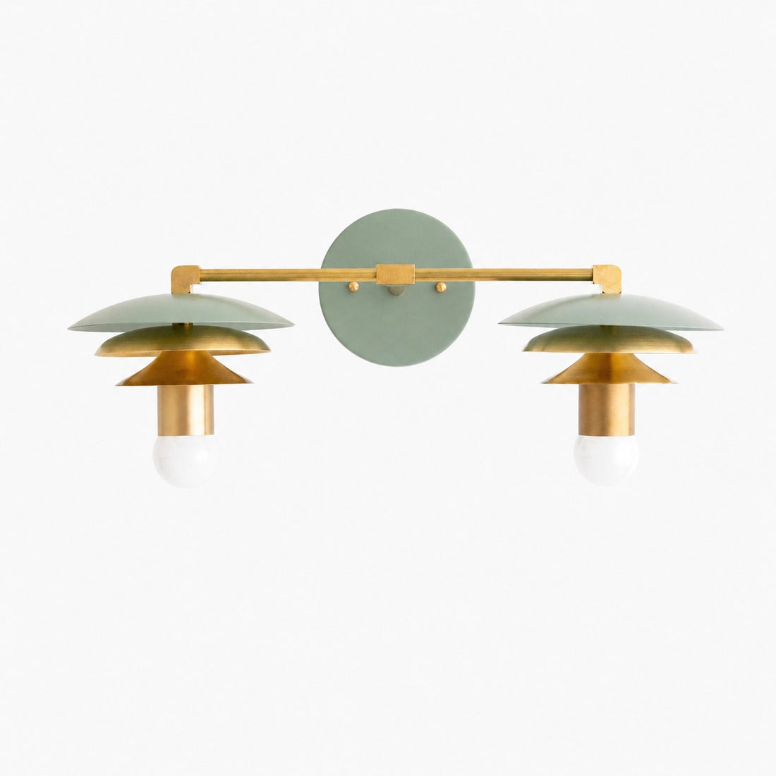 Artivo Layered Brass Vanity Light - Modern Sleek Style Home Bath Accent