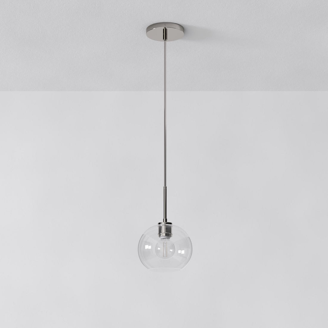 Selvion Sculptural Globe Pendant Light - Modern Glass Pendant Lamp - Sleek Design