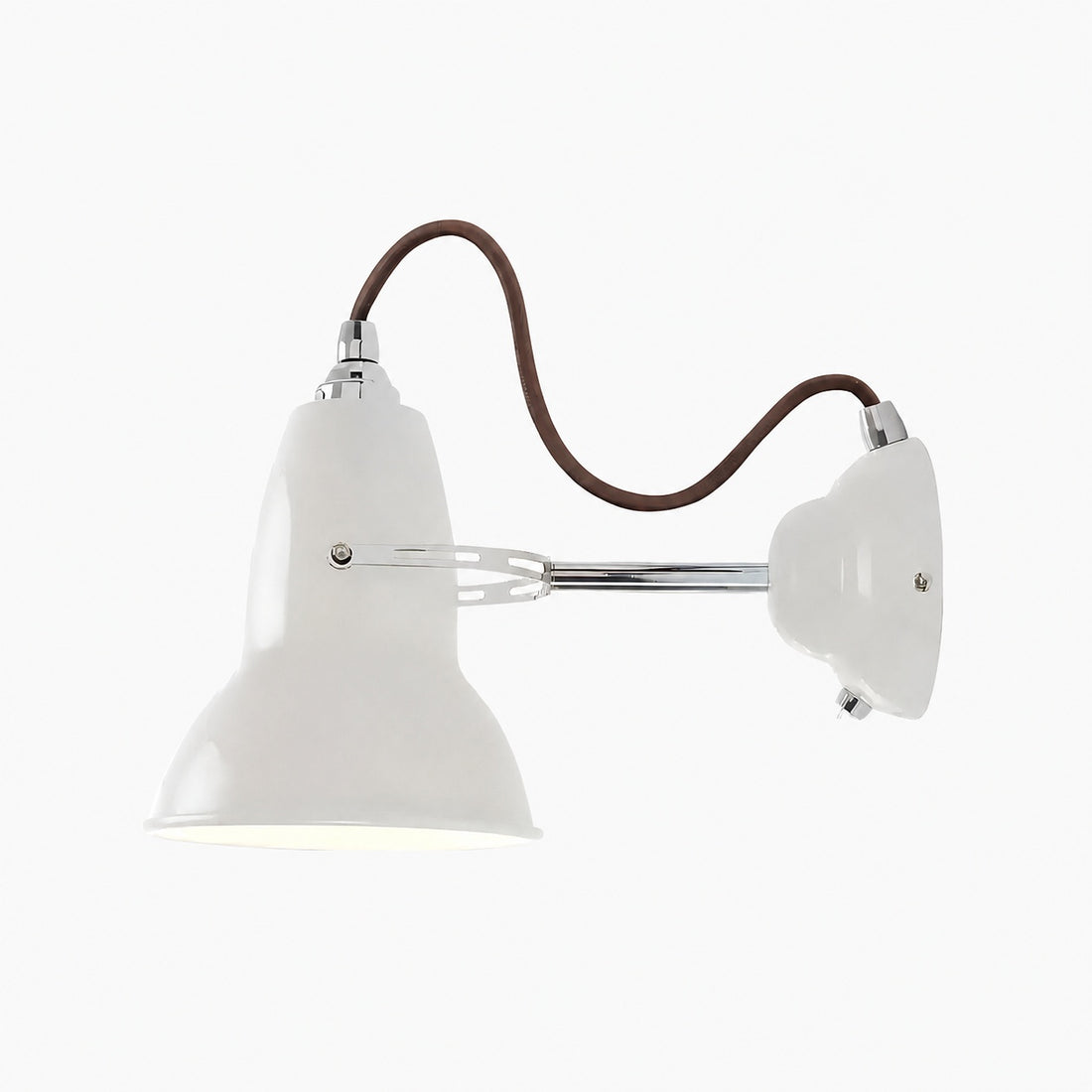 Modryx Industrial Metal Wall Light - Retro-Inspired Adjustable Arm Wall Lamp For Bedside & Reading