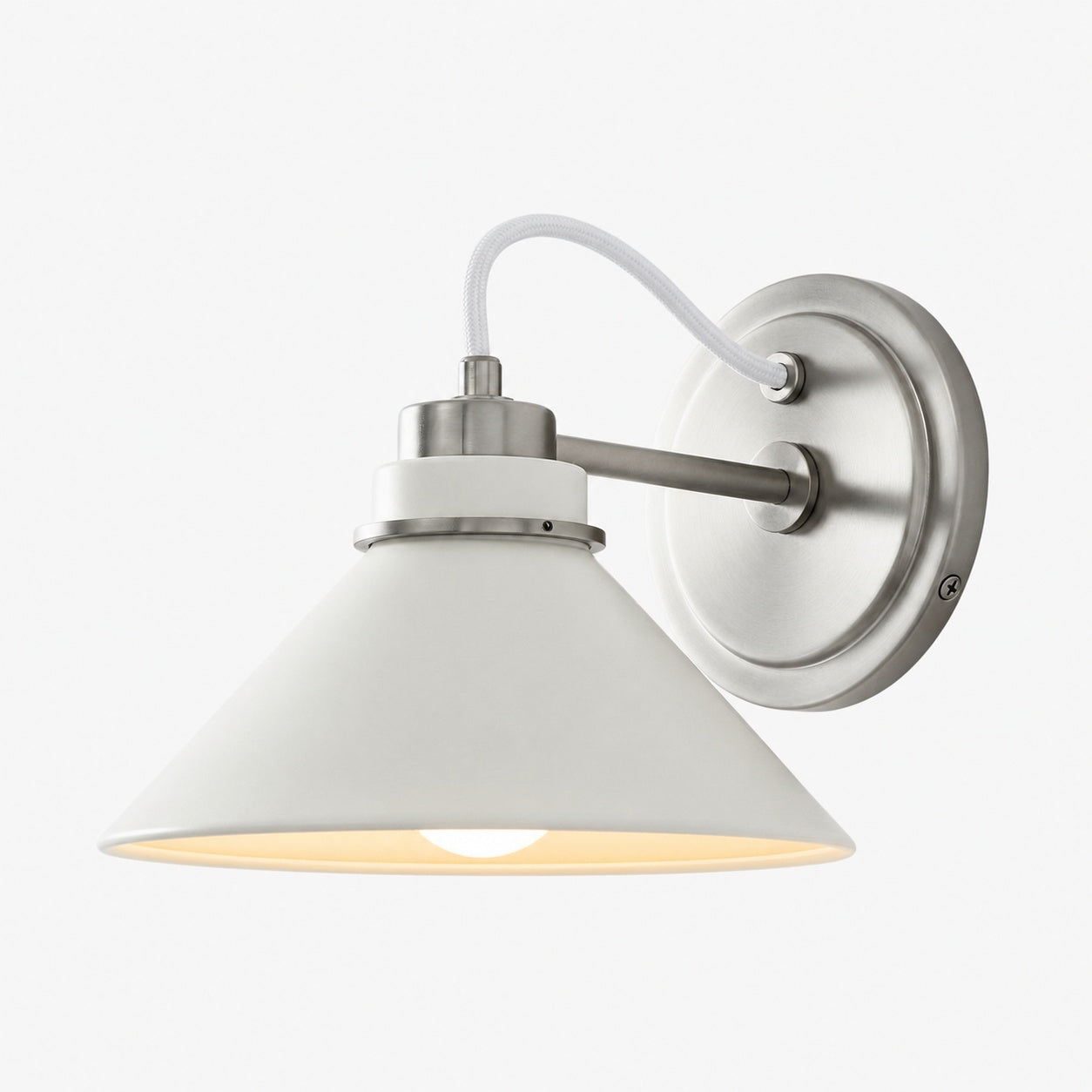 Aurenza Sconce – Farmhouse Wall Light with Metal Accents for Cozy Spaces