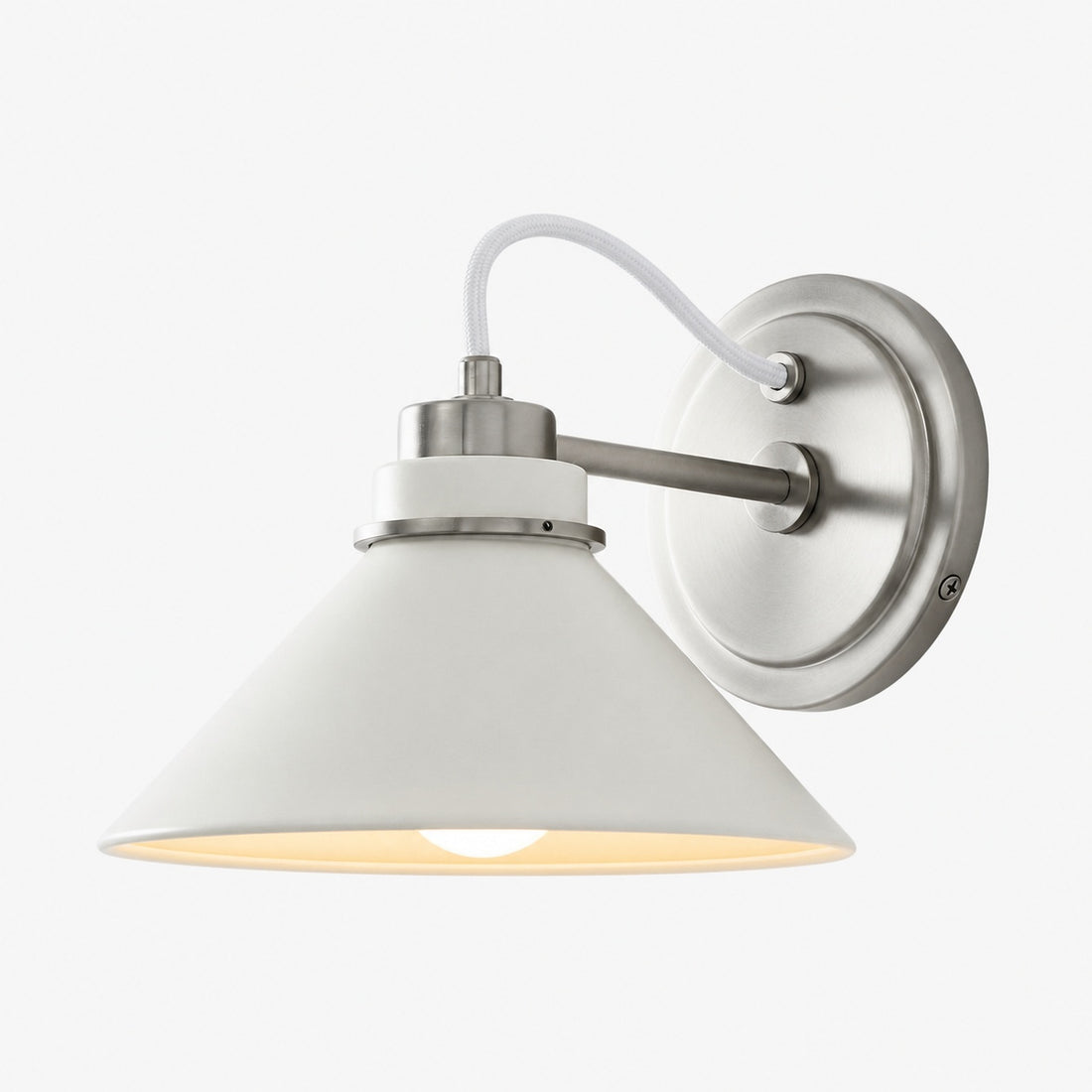 Aurenza Sconce – Farmhouse Wall Light with Metal Accents for Cozy Spaces