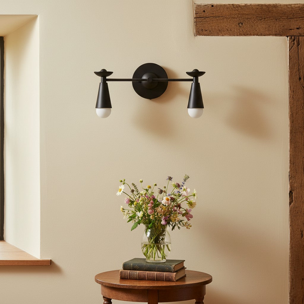 Pyralis Cone Sleek Wall Light - Perfect for Bedroom & Bathroom Vanity Lighting