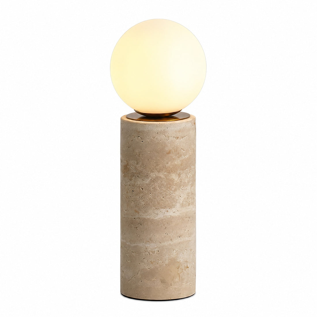Core Travertine Table Lamp