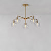 Selvion Elegant 5-Light Globe Chandelier – Modern Glass Pendant Lighting Fixture