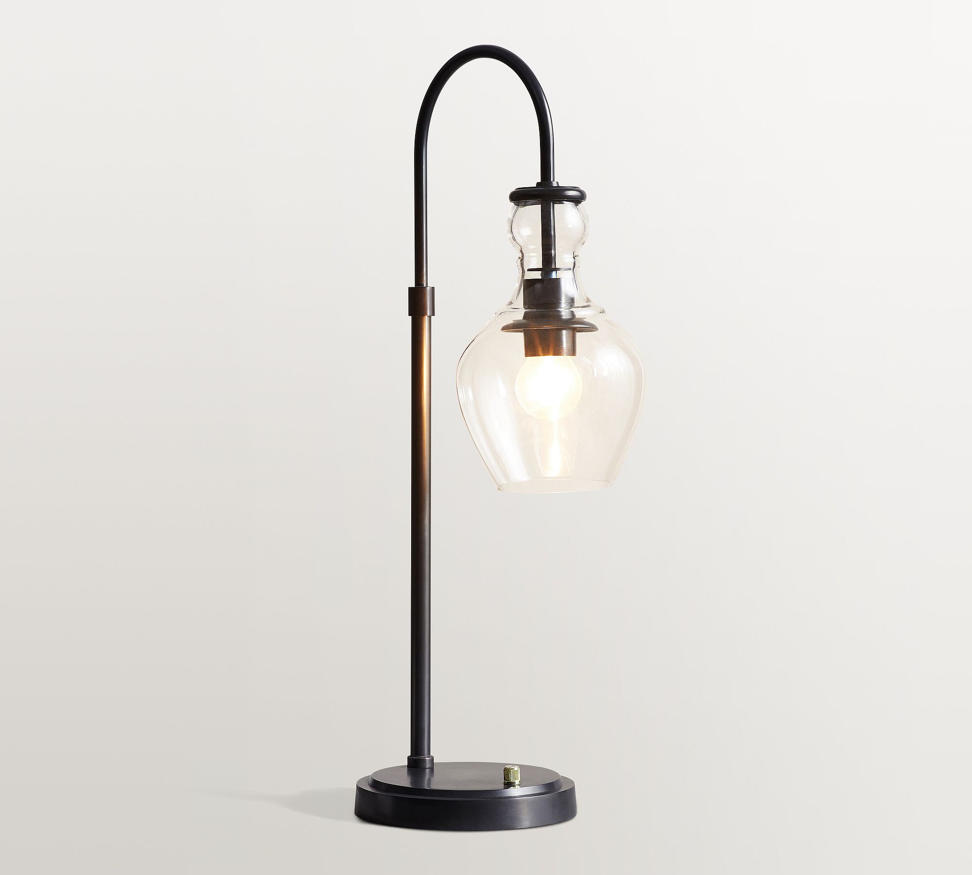 Lawson Modern Organic Glass Bronze Accents Table Lamp – Perfect for Contemporary Homes