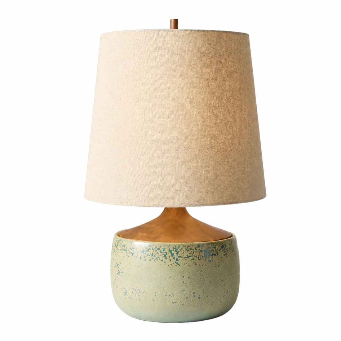 Avero Contemporary Table Lamp - Textured Cement Design for Living Room and Office