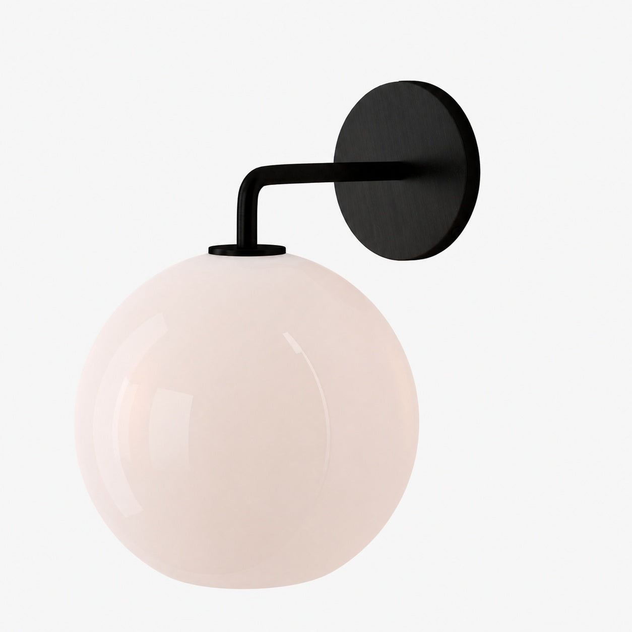 Selvion Artistic Globe Sconce Light - Handcrafted Glass Sculptural Wall Fixture