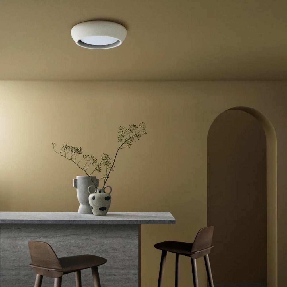 Nordic Plaster Ceiling Light - Minimalist LED Ceiling Light