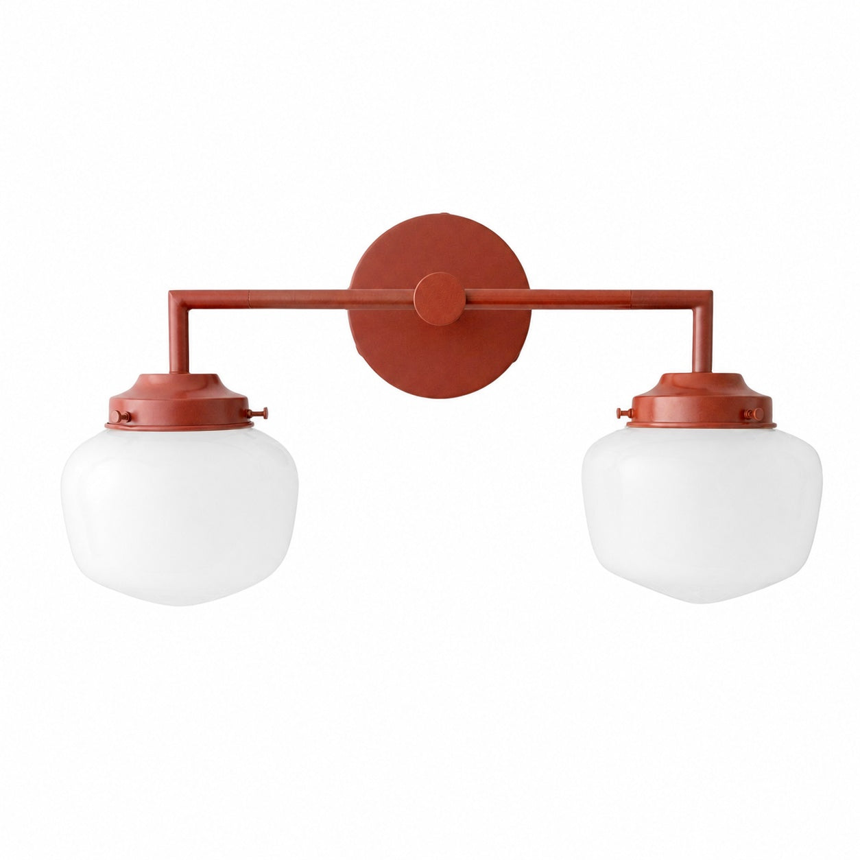 Opalume Glass Vanity Light - Vintage Inspired Bathroom Wall Lighting