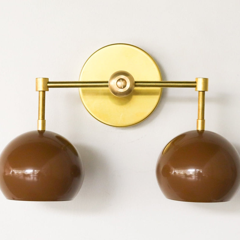 Terra Cotta Loa Sconce - Bubble Pop Vanity Bath Wall Light