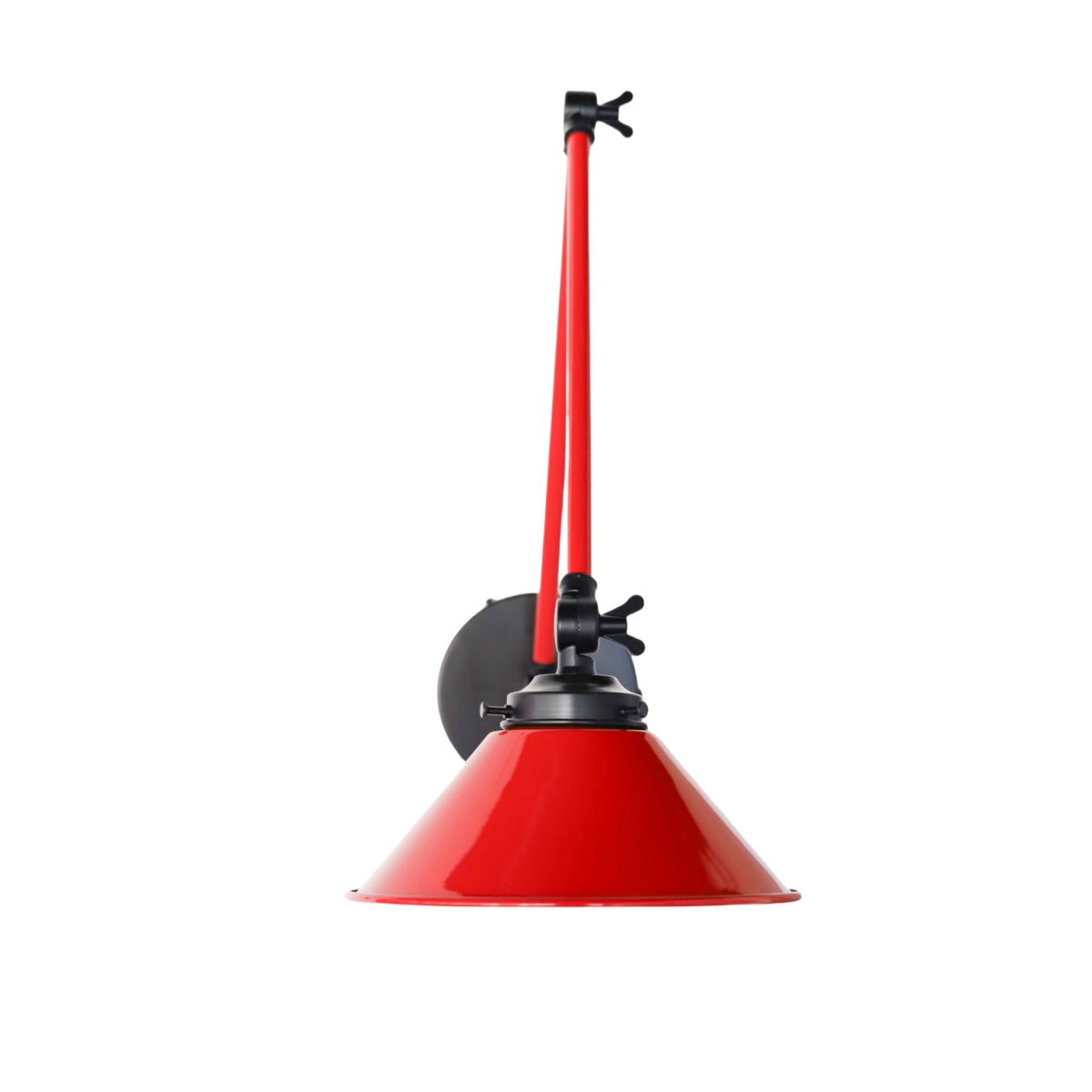 Classic Wall Mounted Cone Adjustable Sconce For Bedroom & Desk