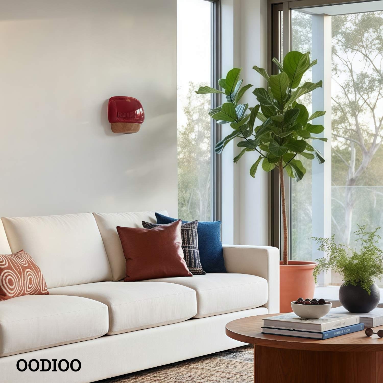 Mushroom Macaron Wall Lamp – Colored Glass Sconce for Bedroom