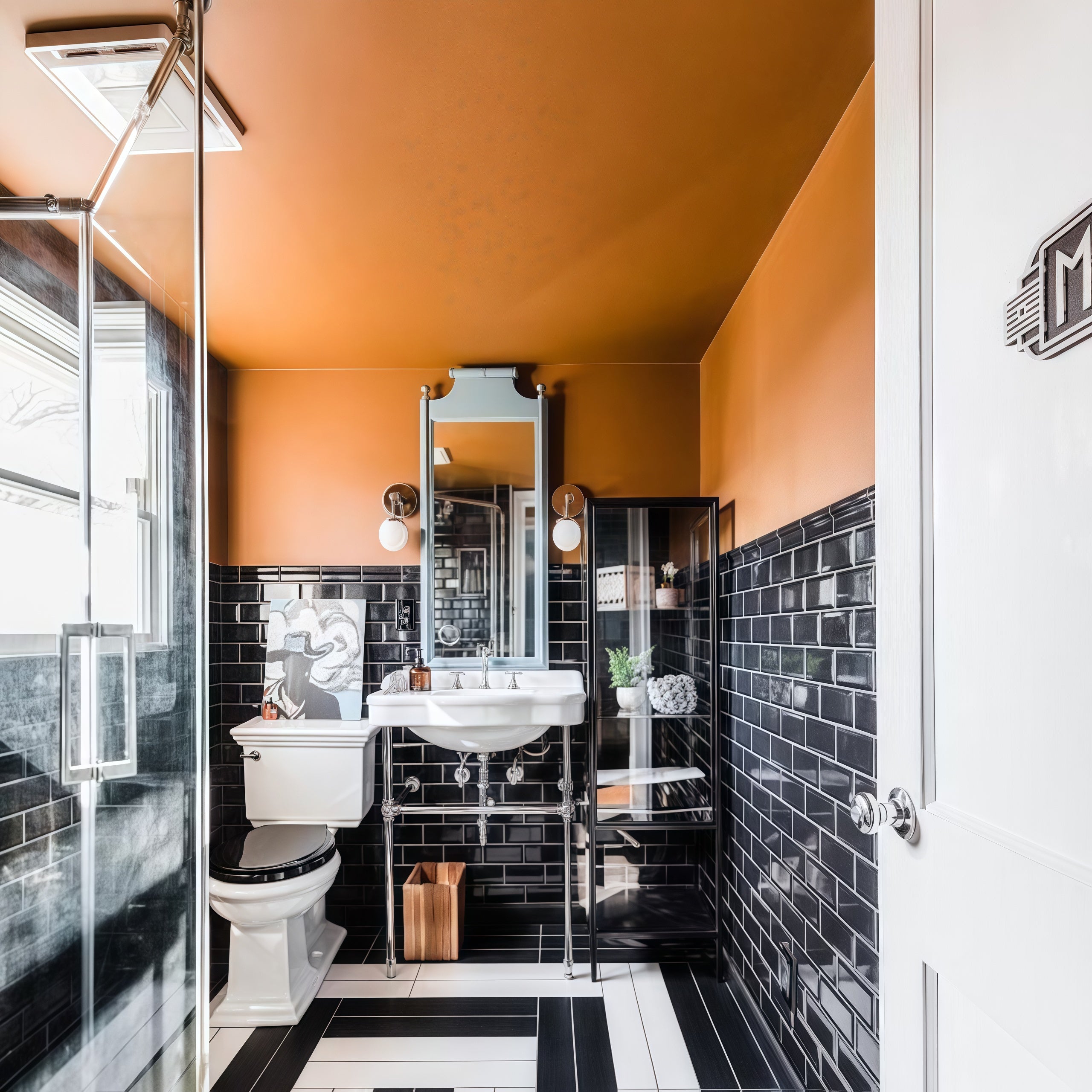 Nautical Metal & Glass Versatile Articulating Wall Lamp