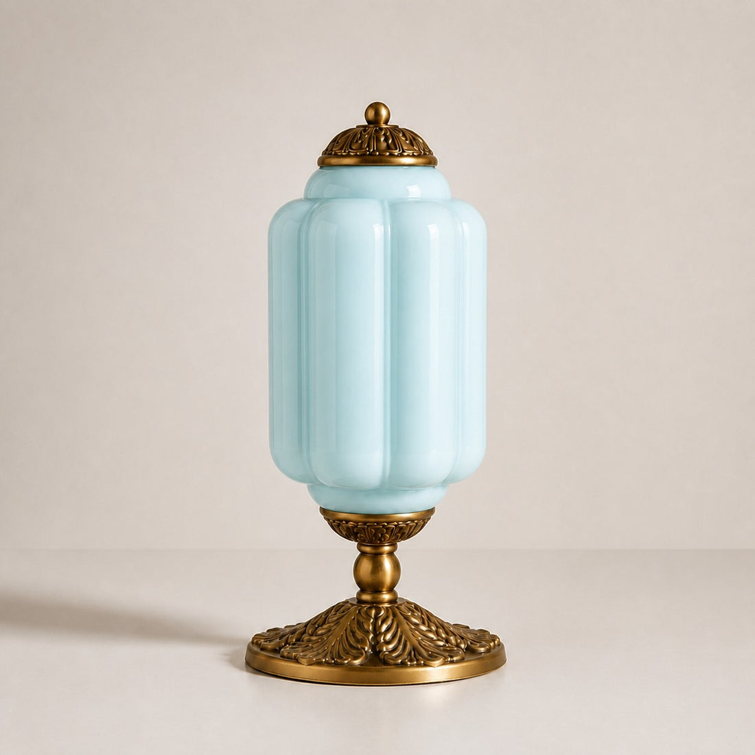 Eloise Milk Glass Table Lamp for Bedroom Decor