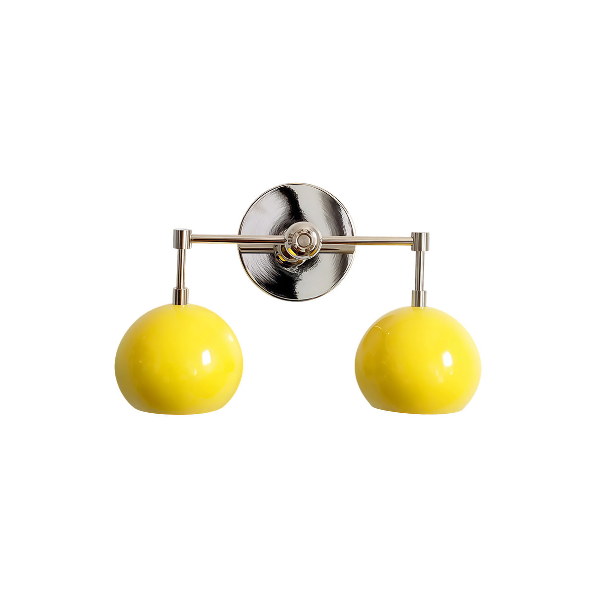 Sunshine Yellow Shades Sconce - Bubble Pop Vanity Wall Light For Bedroom
