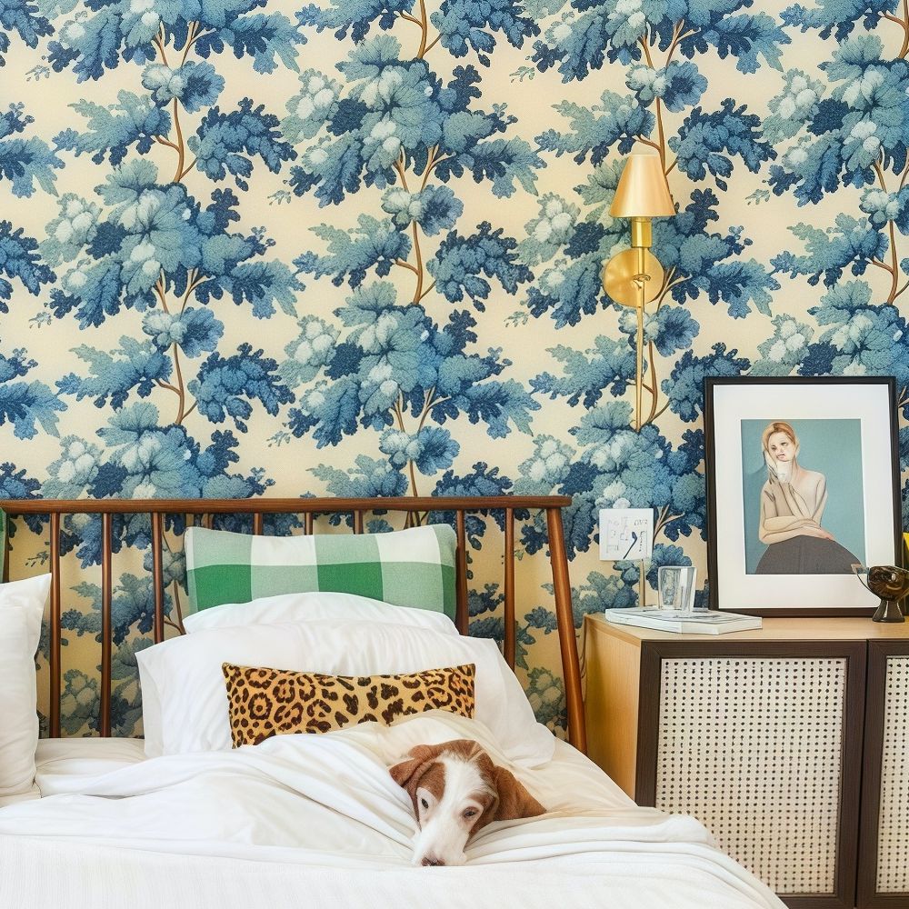 Colorful Single Light Wall Sconce - Brass Accent for Bathroom & Hallway