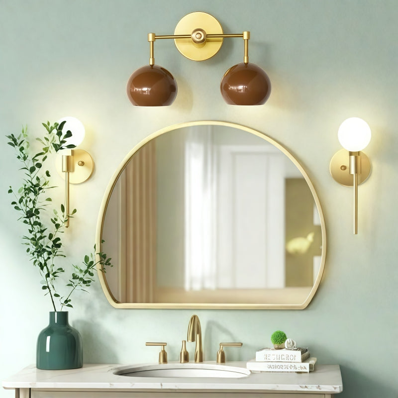 Terra Cotta Loa Sconce - Bubble Pop Vanity Bath Wall Light